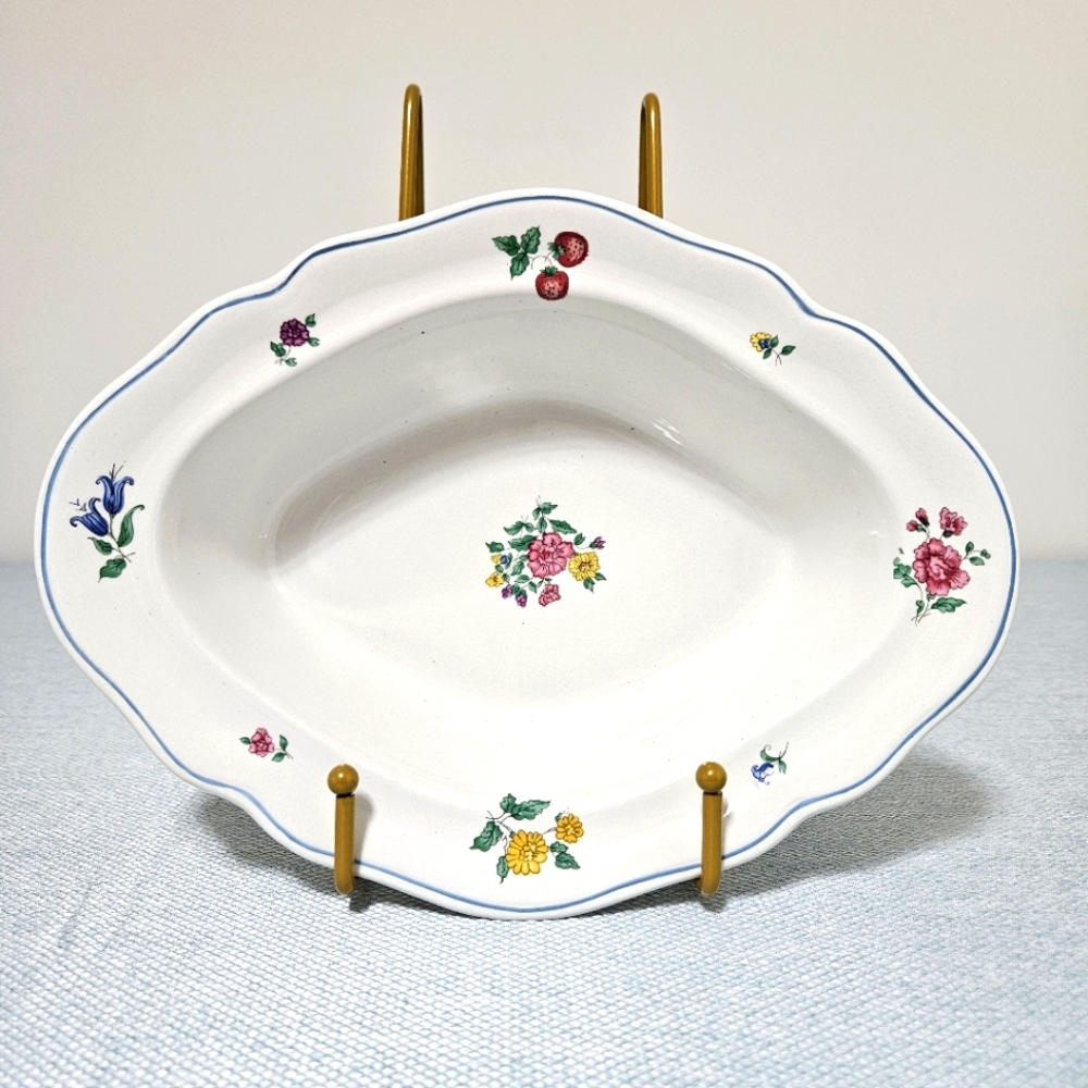 Spode England Vintage‎ Laura Ashley "Emily" Floral Disc. EUC 10" Serving Platter